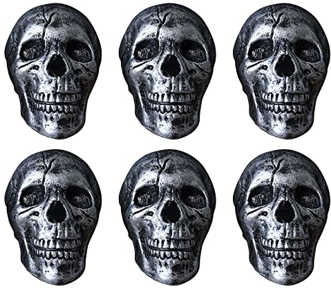 Halloween-Simulationskopf, Hofdekoration, Requisiten, Simulationskopf-Anhänger Klangspiel Kinder Garten (A, One Size)