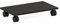 Furinno Econ Home Office Under Desk CPU/Printer Holder with Wheels, Espresso