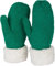 styleBREAKER Damen warme Winter Strick Fäustlinge, Handschuhe mit Rauten Muster, Thermo Fleece, Strickhandschuhe 09010031, Farbe:Grün