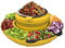 Cecotec Máquina para Calentar los Ingredientes de Tacos Taco Maker Fun Taco Andale. 40W, Compartimento Central de 600ml, Diseño Atractivo Para Niños, 4 Compartimientos y 4 Moldes de Silicona