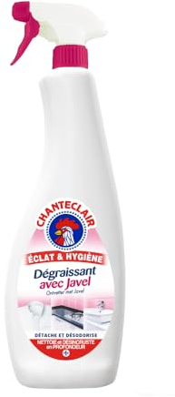 Chanteclair - Spray Dégraissant avec Javel Nettoyant, Ultra Efficace, Détache et Désodorise - 625 ml