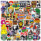 Scrapbook Zubehör Coole Sticker 100pcs Graffiti Stickerbomb Aufkleber Jugendliche Waterproof Vinyl Decals Stickers Set for Snowboard Skateboard Laptop Helmet Motorcycle Car Computer Suitcase