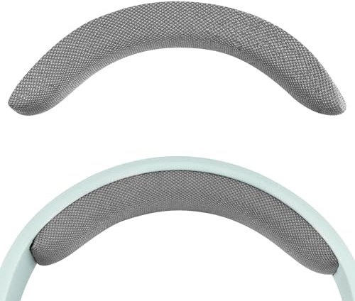 Geekria Almohadilla de tela de malla compatible con Astro Gaming A10 2 Gen, banda de repuesto para auriculares, parte de reparación de funda de cojín superior (gris)