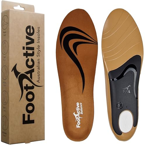 FootActive BALANCE - Optimale Fußgesundheit für den täglichen Einsatz - Vorbeugung bei Fuß-, Knie- und Rückenschmerzen. Für schmale und normale Schuhe mit geringer Weite. (43,5-45) L
