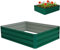 GiantexUK Raised Garden Bed, Galvanized Metal Rectangular Planter Box with Open Bottom, Outdoor Elevated Flower Pots Grow Box Container for Vegetables Herbs Plants (120 x 90 x 30cm, Dark Green)