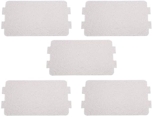 5pcs Microwave Oven Mica Plate Sheet Microwave Waveguide Cover Replacement Repairing Accessory for Microwave Oven Deft and Professional