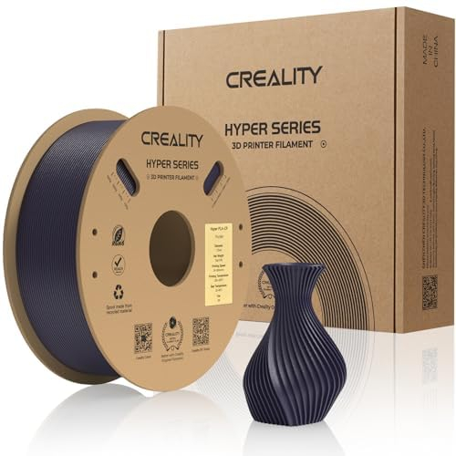 Creality Official Carbon Fibre Hyper PLA Filament, 3D Drucker Filament für Hochgeschwindigkeitsdruck, glatt, Maßgenauigkeit +/-0.03mm, 2.2lbs/Spool