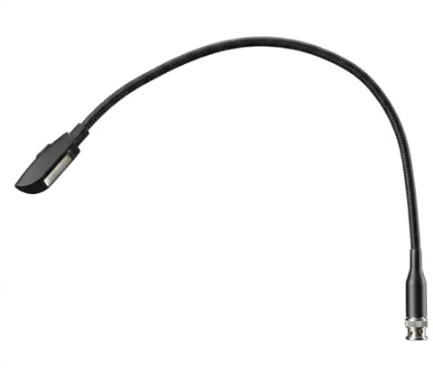 Infitronic IN6LED1BNCM LED Mischpultleuchte/Pultleuchte BNC, 450mm, RGB Multicolor & Dual-Weiß (Kaltweiß/Warmweiß), 6 COB-LEDs, 12V/0,36W, für DJ-Mixer, Studio-Rack & Konsole, Schwanenhals