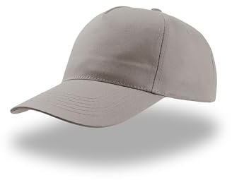 Cappellino Personalizzato Uomo e Donna con Visiera Stile Baseball - Disponibile in Diversi Colori - Chiusura Regolabile, Cappello Personalizzabile Estivo - Grey