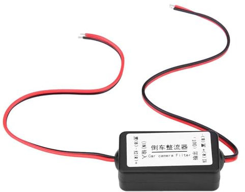 MotorMinds Auto Rückfahrkamera Filter, 12V Filter DC Rückfahrkamera Leistungsrelais Kondensator Filter Gleichrichter