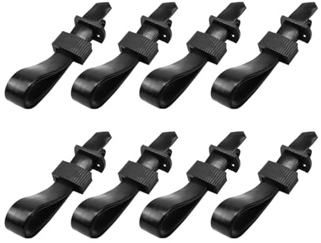 Orivin 8 bridas de goma para árboles, correas de soporte ajustables o correas de soporte para árboles de jardín al aire libre.