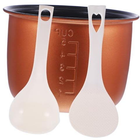 TOGEVAL Reiskocher Innentopf Aus Aluminiumlegierung Antihaftbeschichtet 1,2 l Für Haushalts Reiskocher Vielseitig Einsetzbar Temperaturbeständig