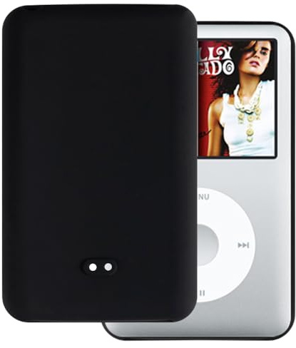 OAGELIM Schützende Telefonhülle für iPod Classic 120GB - Schwarz | 103*61.8*10.5 Flexible stoßfeste Gel-TPU-Hülle, kratzfest und mit militärischem Fallschutz