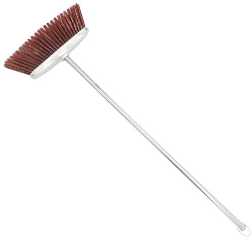 SEWACC Stainless Steel Sweeper Broom with Long Handle, Household Cleaning Broom for Home and Garbage Sweeping, Manual Stoop-Free Cleaning Tool for Indoor and Outdoor Use Style