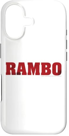 Hülle für iPhone 17 Rambo 80er Jahre Action Film Text Logo
