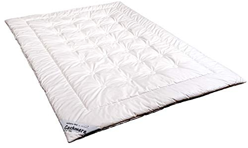 WALBURGA Bettdecke, Steppbett Nature line Edelhaar 4 WP Cashmere Duo 155 x 200 cm warm