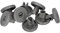 Electrolux AEG Zanussi Dishwasher Lower Basket Wheels - Pack of 8
