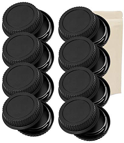 8X EOS BO Lens Cap Cover + Rear for Canon EOS EF EF-S Lens Mount