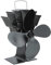 Ventilatore per stufa a legna a 4 pale alimentato a caldo Ventilatore per stufa a legna resistente alle alte temperature per circolazione del calore domestico 19,7x15x11,9 cm