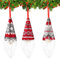 Weihnachten Deko Wichtel Figuren Handgemachte, Weihnachtsmütze Zwerge Wichtel Deko Set, 3pcs Weihnachtsmann Santa Tomte Gnom, Weihnachtsbaumschmuck zum Aufhängen für Familie Dekoration (18x5.5cm)