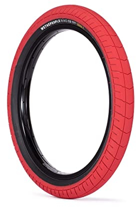 Wethepeople BMX-Reifen aktivieren, 100 psi, 20 x 2,4 cm, rot/schwarz