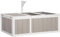 PawHut Maison enclos Cage pour Petit Animal Tortue avec 2 espaces dim. 91,5L x 61l x 33H cm - Bois de Sapin
