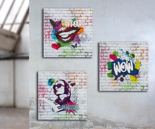 Gilde Bild Street Art VE 3 so Leinwand, mehrfarbig, einzigartig