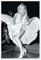 Marilyn Monroe Pose Poster von Celebrity Collection 20 x 30 cm Schwarz-Weiß Wandbilder Wanddeko
