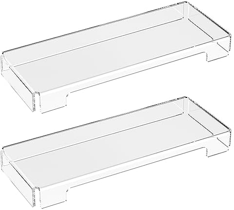 BOSSCASA Acryl-Computer-Tastaturabdeckung, mechanische Tastatur, Staubschutz, PC-Tastatur, Katzenschutz, Katzen-Tastaturschutz (2 Stück, transparent)