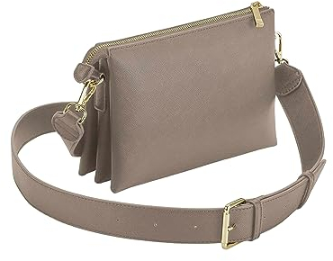 BagBase Boutique Soft Cross Body Bag Taupe 23 x 3,5 x 16 cm (BG759)