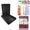 Honsell 14-99891 - Aquarellfarben Set Acquarello - Künstler Set, Schwarze Aufbewahrungsbox mit 24 feinen Aquarellfarben, 12 Aquarellstiften, Pinselset und einem Zeichenblock in DIN A5
