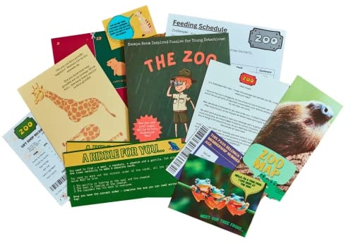 Childrens Escape Room In An Envelope | Kids Puzzle Game | A Puzzle Adventure | The Zoo