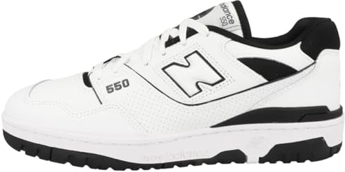 New Balance 550, Sneaker Uomo, Bianco-Nero, 44 EU