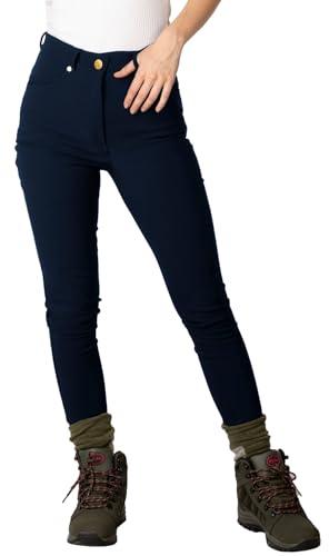 Rydale Ladies Walking Trousers Softshell Water Resistant Women's Hiking Trouser Outdoor Pants 2 Colours (UK, Numeric, 8, Regular, Regular, Dark Navy)