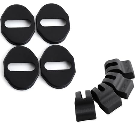 Boshu daili Store 8 Teile/Satz Auto Türschloss Dekoration Abdeckung Auto Abdeckungen Tür Stopper Schutz Abdeckung Kompatibel Mit Lancer EX ASX Kompatibel mit Outlander