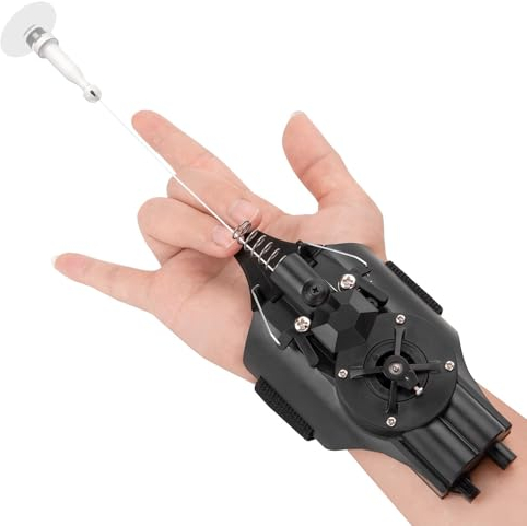 BalaSnow Web Launcher Spider String Shooter Toy, Cool Gadgets [Electric Reel-in] Real Silk Superhero Role-Play Fun Stuff Toys Great for Men and Kids
