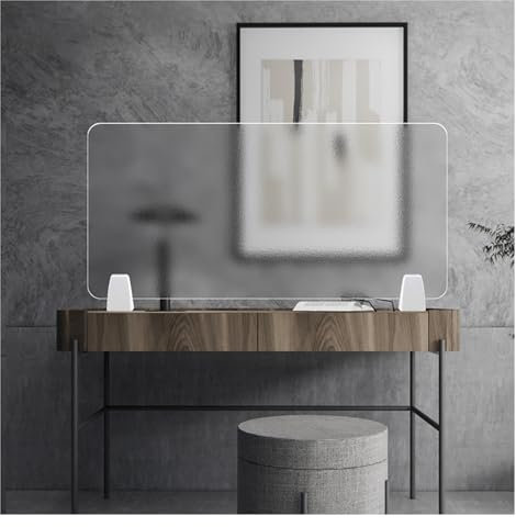 Schreibtisch Trennwand Schreibtischteiler Wiederverwendbar Acryl Klassenzimmer Schreibtisch Trennwände, 40 60 80 100 120 Cm Büro-Privatsphärenabtrennung Schutzschild, Schreibtisch Studenten-Prüfungsab