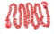 Joma-Tech Chaîne forestière carrée, 8 mm avec crochet à boucle et parallèle, chaîne arrière - 2 m 8 mm