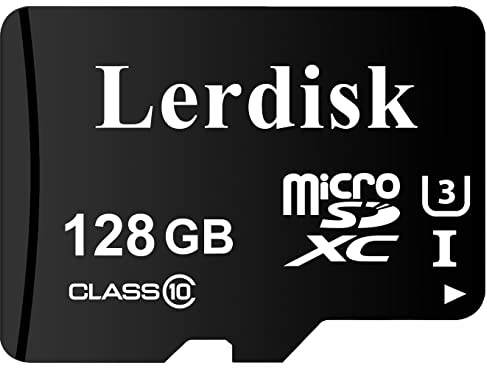Lerdisk Factory Wholesale Micro SD Card 128GB U3 Bulk Micro SDXC UHS-I Class 10 Manufactured by Authorized Licensee (128GB U3)