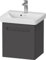 Duravit No.1 Waschbeckenunterschrank wandhängend Graphit 440x386x478mm