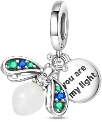 Pandach Charme Argent Sterling 925 Femmes Perles Charm avec 5A Zircone Compatible pour Pandora & Européen Bracelets