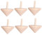 KOMBIUDA 6St Kreisel Kinderspielzeug Spielzeug für Kinder Spitze holziges Spielzeug Outdoor-Spielzeug für Kleinkinder Kleinkindspielzeug Holzplatten für Kinder Spielzeug aus Holz hölzern