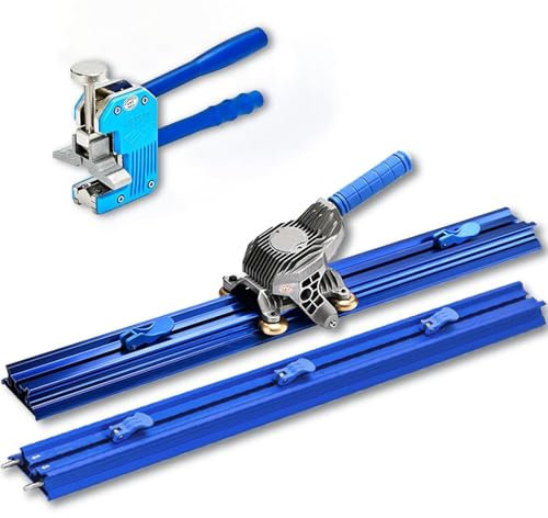 Professional Porcelain Slab Cutting Machine - 87in Manual Tile Cutter for Large Format Ceramic Porcelain Tiles with Double Rails Design Table Hand Tools