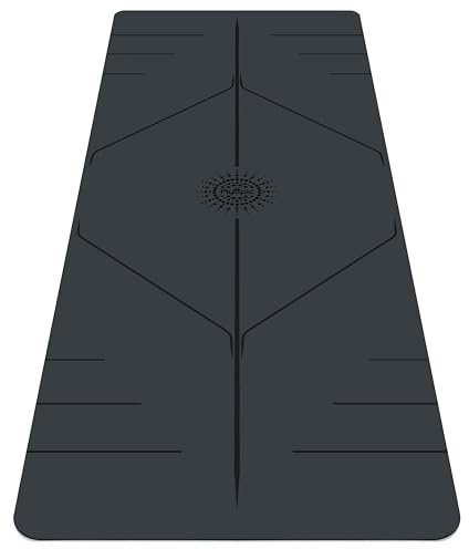 Plyopic Ultra-Grip Pro Yoga-Matte – Unschlagbare Rutschfest Leistung. Komfortabel und Schweißresistent. Ausrichtungslinie. Für Yoga, Joga, Pilates, Training, Workout, Bikram & Hot yoga