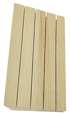 JOINPAYA Holz Kartenhalter für Spielkarten Dekorativer Spielsockel Beige Praktisch und Leicht zu Verwenden für Holzdeko und Spielhaus