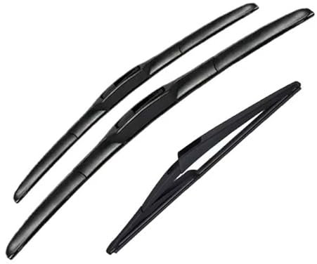 WBLDP-SDGT Escobilla limpiaparabrisas para Nissan Juke F15 2010-2016 22”+14”+12”, Coche Limpiaparabrisas Delanteros Parabrisas Ventana Juego,A LHD