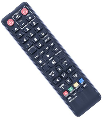 MOVHEIYL AK59-00149A Replacement Remote Control Applicable for Samsung DVD BD Blu-Ray Disc Player BDF5100 BD-ES5300 BD-HM59 BD-J5100 BD-J5700 BD-J5900 BD-FM51 BD-FM57C BD-H5100 BD-H5900 BD-HM51