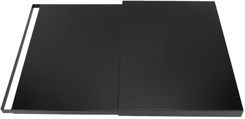 Sliant de Rangement de Comptoir, 55.1lbs de Chargement de Chargement Four à ondes Plateau Coulissant en Carbone en Acier en Acier de Carbone (BLACK)