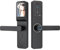TIEOAXFT Smart Lock with 120° Wide-angle Camera and Smart Doorbell Keyless Entry Door Lock Handle Aluminum Alloy Biometric Door Lock