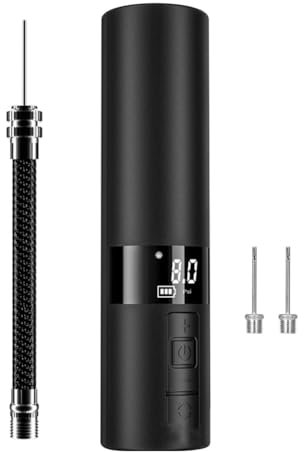 Wouueso Pompe à Air Intelligente 12PSI avec Manomètre Précis et Écran LCD Numérique